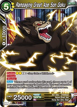 Rampaging Great Ape Son Goku BT3-089