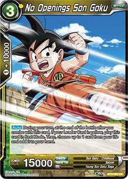 No Openings Son Goku BT3-090