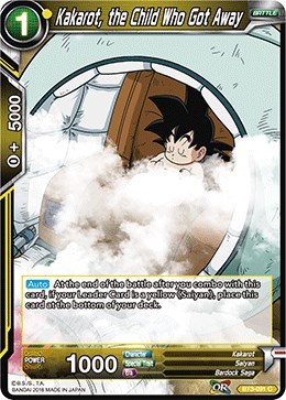 Kakarot, the Child Who Got Away BT3-091