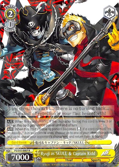Ryuji as SKULL & Captain Kidd P5/S45-E007 R