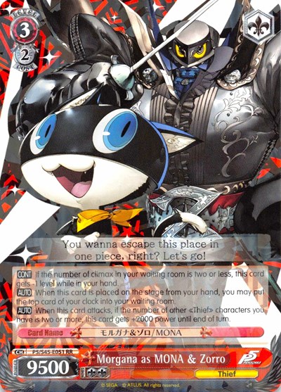 Morgana as MONA & Zorro P5/S45-E051 RR