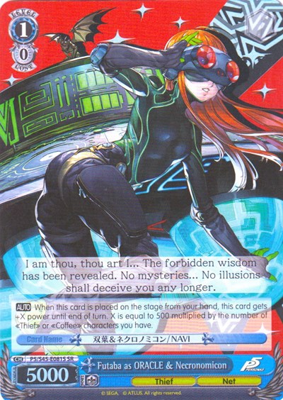 Futaba as ORACLE & Necronomicon P5/S45-E081S SR