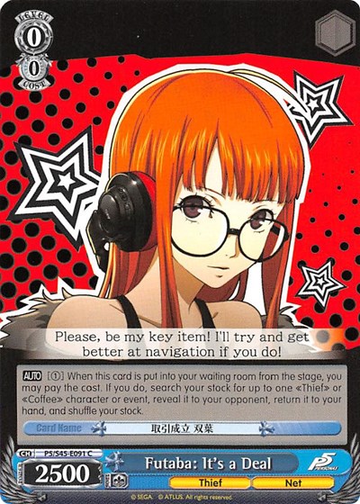 Futaba: It's a Deal P5/S45-E091 C