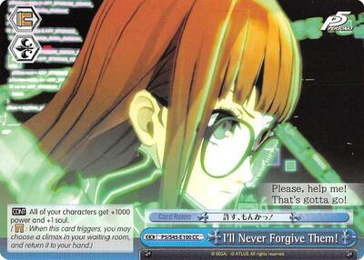 I'll Never Forgive Them! P5/S45-E100 CC