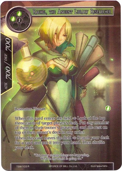 Rachel, the Ancient Library Researcher 