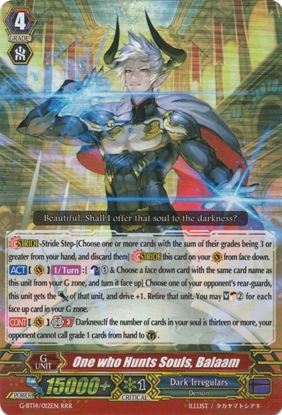 One who Hunts Souls, Balaam [G Format] G-BT14/012EN
