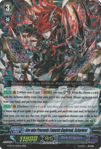 One who Proceeds Towards Daybreak, Scharhrot [G Format] G-BT14/013EN