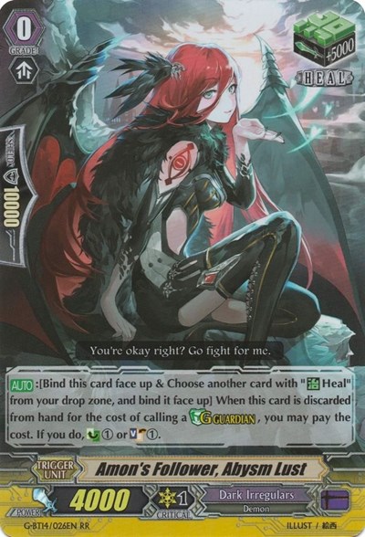 Amon's Follower, Abysm Lust [G Format] G-BT14/026EN