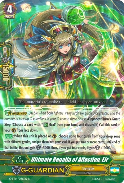 Ultimate Regalia of Affection, Eir [G Format] G-BT14/036EN