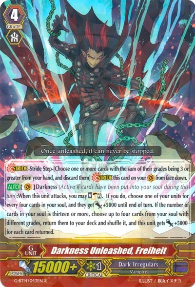 Darkness Unleashed, Freiheit [G Format] G-BT14/043EN