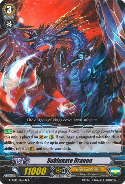 Subjugate Dragon [G Format] G-BT14/057EN