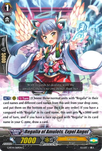 Regalia of Amulets, Expel Angel [G Format] G-BT14/069EN