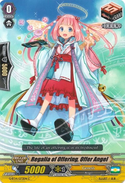 Regalia of Offering, Offer Angel [G Format] G-BT14/073EN