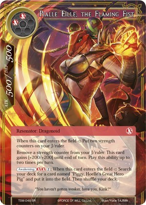 Pialle Eille, the Flaming Fist 