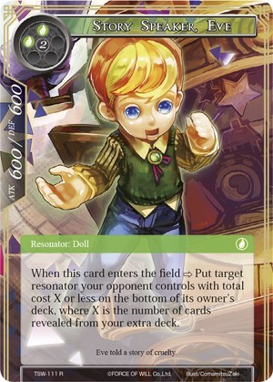 Story Speaker, Eve 