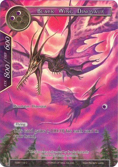 Black Wing Dinosaur 