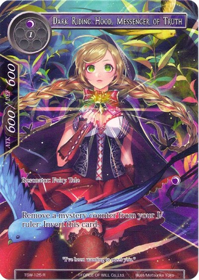 Dark Riding Hood, Messenger of Truth // Red Riding Hood, Recovered Hope 