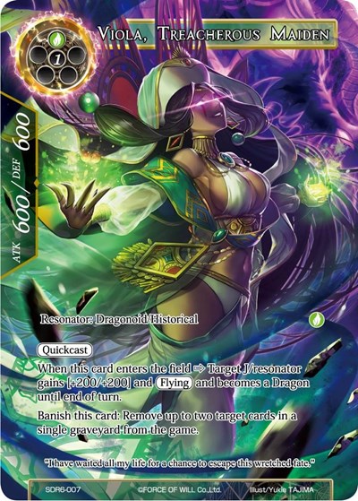Viola, Treacherous Maiden SDR6-007