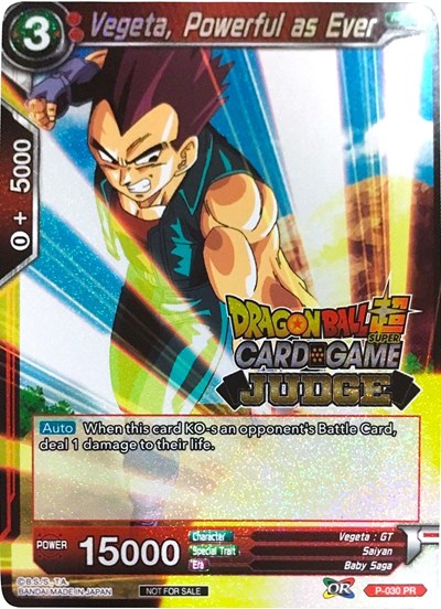 Vegeta, Powerful as Ever P-030