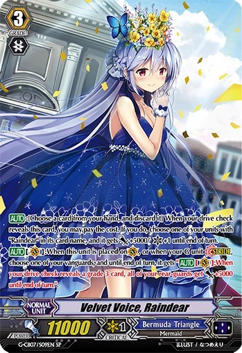 Velvet Voice, Raindear [G Format] G-CB07/S09EN