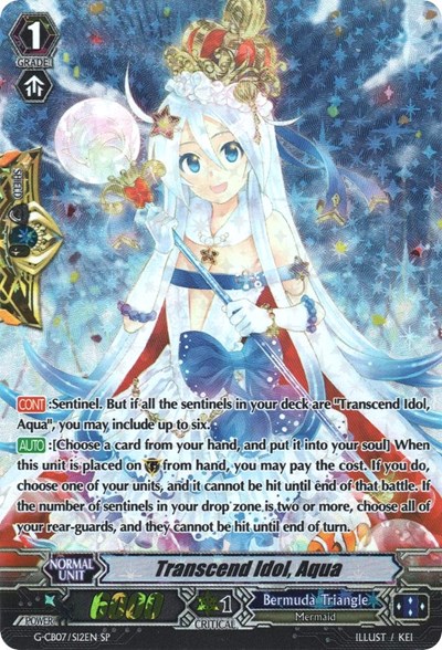 Transcend Idol, Aqua [G Format] G-CB07/S12EN