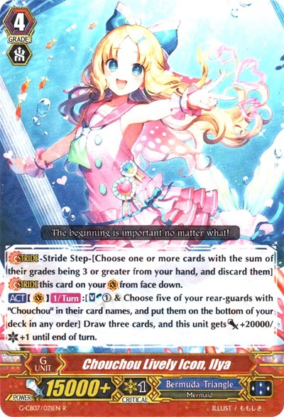 Chouchou Lively Icon, Ilya [G Format] G-CB07/021EN