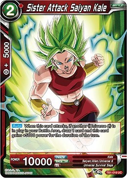 Sister Attack Saiyan Kale