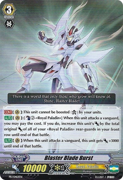 Blaster Blade Burst [P-Format] PR/0412EN