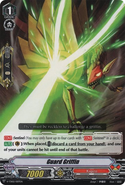 Guard Griffin [V Format] V-TD02/007EN