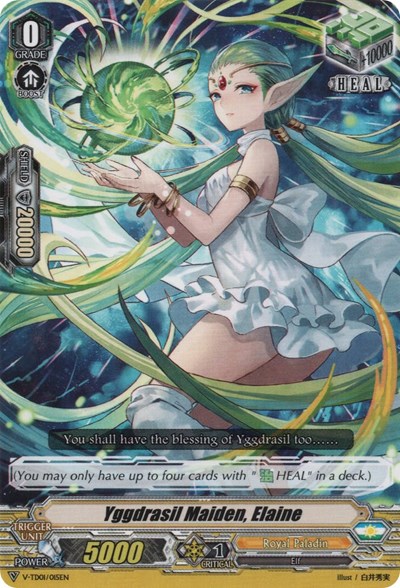 Yggdrasil Maiden, Elaine [V Format] V-TD01/015EN
