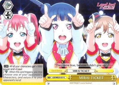 MIRAI TICKET (Blue)