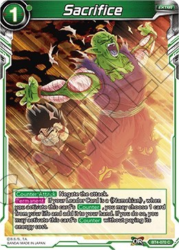 Sacrifice BT4-070