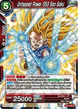 Untapped Power SS3 Son Goku BT4-004