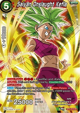 Saiyan Onslaught Kefla BT4-019