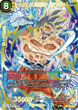 Height of Mastery Son Goku BT4-075