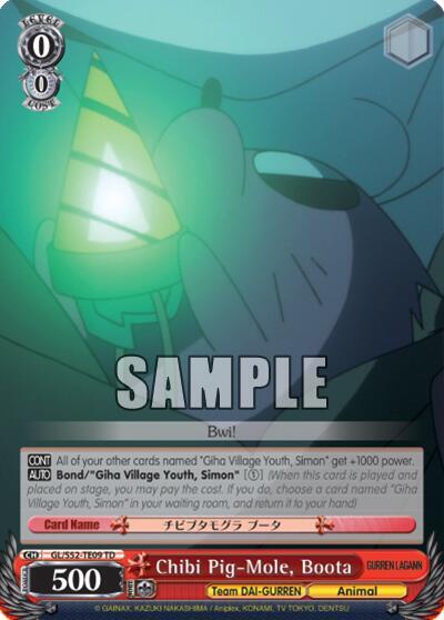 Chibi Pig-Mole, Boota GL/S52-TE09