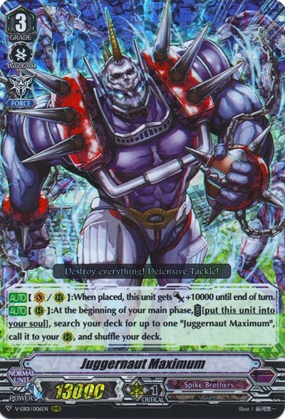 Juggernaut Maximum [V Format] V-EB01/006EN