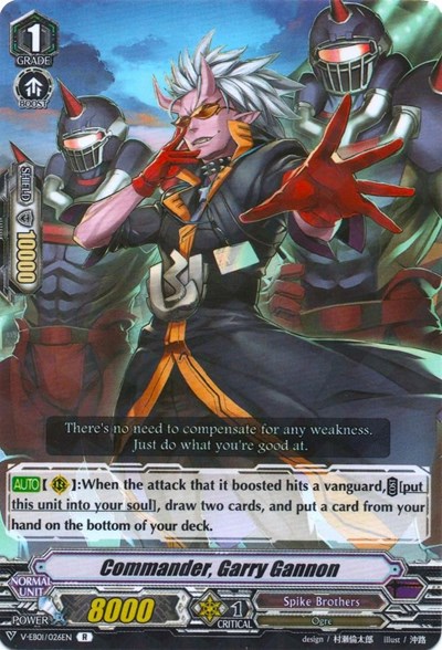Commander, Garry Gannon [V Format] V-EB01/026EN