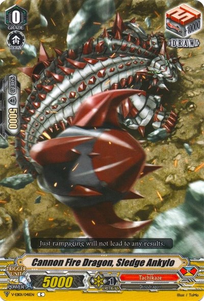 Cannon Fire Dragon, Sledge Ankylo [V Format] V-EB01/041EN