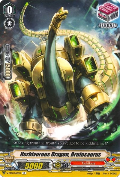 Herbivorous Dragon, Brutosaurus [V Format] V-EB01/042EN