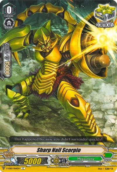 Sharp Nail Scorpio [V Format] V-EB01/064EN