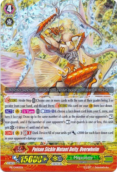 Poison Sickle Mutant Deity, Overwhelm [G Format] PR/0440EN