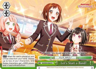 Let's Start a Band! — BanG Dream! Girls Band Party!