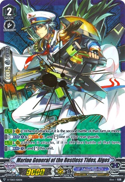 Marine General Of The Restless Tides, Algos [V Format] V-TD03/003EN