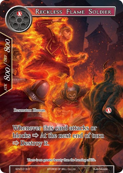Reckless Flame Soldier SDV2-015
