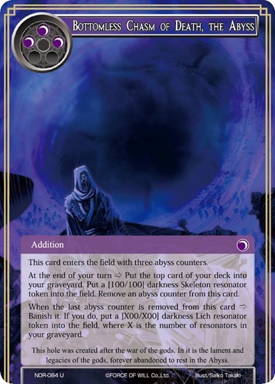 Bottomless Chasm of Death, the Abyss 