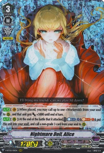 Nightmare Doll, Alice [V Format] V-BT02/011EN
