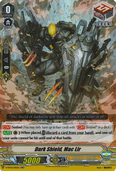 Dark Shield, Mac Lir [V Format] V-BT02/015EN