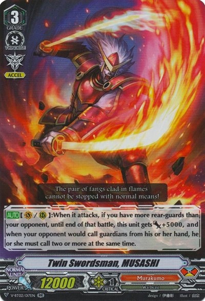 Twin Swordsman, MUSASHI [V Format] V-BT02/017EN