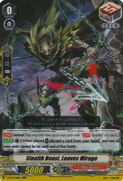 Stealth Beast, Leaves Mirage [V Format] V-BT02/018EN